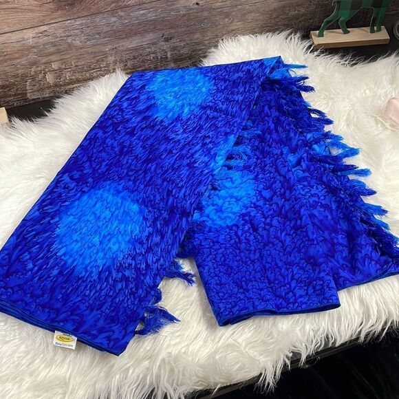 Rima Women’s Beach Wrap Size Large Blue Ombre Swimwear 68”L x 42 1/2” W - Picture 1 of 5